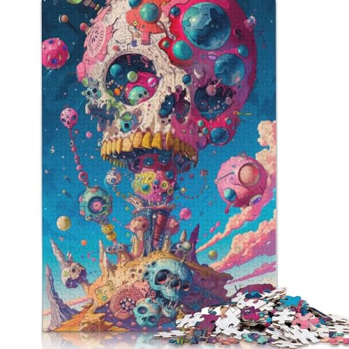 Skeleton Balloon Holzpuzzles 300 Teile Für Erwachsene Family Challenging Games Geburtstagsgeschenk Lernspiel Moderne Wohnkultur Stress Relief 300pcs (40x28cm) von SHUNXIFQ