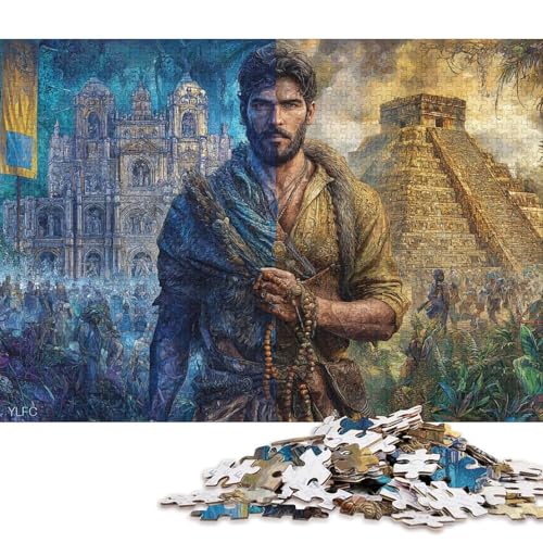 Spanier Holzpuzzles 300 Teile Erwachsene Moderne Wohnkultur Family Challenging Games Lernspiel Geburtstagsgeschenk Entspannung Und Intelligenz 300pcs (40x28cm) von SHUNXIFQ