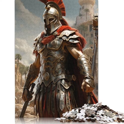 Sparta Holzpuzzles 300 Teile Erwachsene Geschicklichkeitsspiel Für Die Ganze Familie Home Decor Geburtstagsgeschenk Lernspiel Stress Relief 300pcs (40x28cm) von SHUNXIFQ