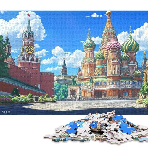 St.-Johannes-Kathedrale Holzpuzzles Für Erwachsene 1000 Teile Lernspiel Family Challenging Games Geburtstagsgeschenk Wohnkultur Stress Relief Toy 1000pcs (75x50cm) von SHUNXIFQ