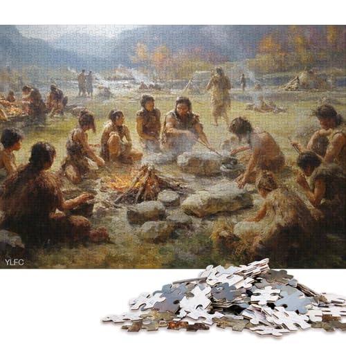 Stamm Holzpuzzles 300 Teile Für Erwachsene Family Challenging Games Moderne Wohnkultur Educational Game GeburtHirschsgeschenk Stress Relief 300pcs (40x28cm) von SHUNXIFQ