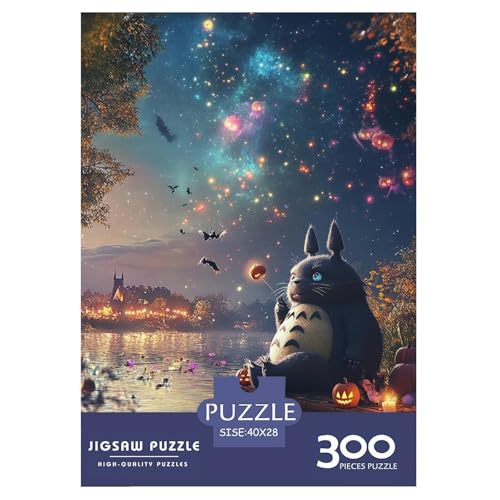 Sternenkatze Holzpuzzles Erwachsene 300 Teile Geburtstagsgeschenk Educational Game Wohnkultur Family Challenging Games Stress Relief 300pcs (40x28cm) von SHUNXIFQ