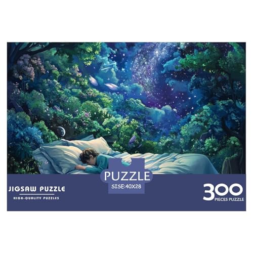 Stiller Wald Holzpuzzless Für Erwachsene 300 Teile Wohnkultur Lernspiel Family Challenging Games Geburtstagsgeschenk Stress Relief Toy 300pcs (40x28cm) von SHUNXIFQ