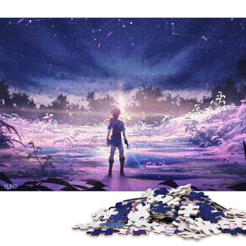 The Legend of Zelda Holzpuzzles 1000 Teile Für Erwachsene Moderne Wohnkultur Family Challenging Games GeburtHirschsgeschenk Educational Game Stress Relief Toy 1000pcs (75x50cm) von SHUNXIFQ