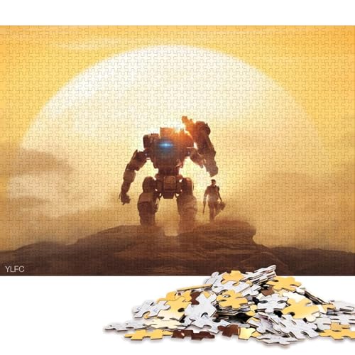 Titanfall 2 Holzpuzzles 1000 Teile Erwachsene Moderne Wohnkultur Family Challenging Games Lernspiel Geburtstagsgeschenk Entspannung Und Intelligenz 1000pcs (75x50cm) von SHUNXIFQ