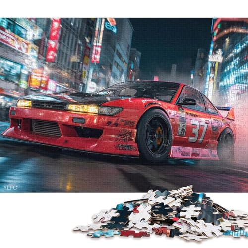 Tokio-Rennen 300 Teile Erwachsene Holzpuzzless Educational Game Moderne Wohnkultur Geburtstagsgeschenk Family Challenging Games Stress Relief Toy 300pcs (40x28cm) von SHUNXIFQ