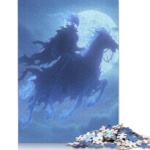 Toter Cowboy Holzpuzzles 500 Teile Erwachsene Home Decor Family Challenging Games Geburtstagsgeschenk Lernspiel Entspannung Und Intelligenz 500pcs (52x38cm) von SHUNXIFQ