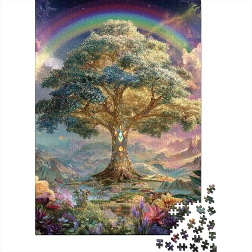 Traumbaum Holzpuzzles Für Erwachsene 1000 Teile Geburtstagsgeschenk Wohnkultur Lernspiel Family Challenging Games Entspannung Und Intelligenz 1000pcs (75x50cm) von SHUNXIFQ