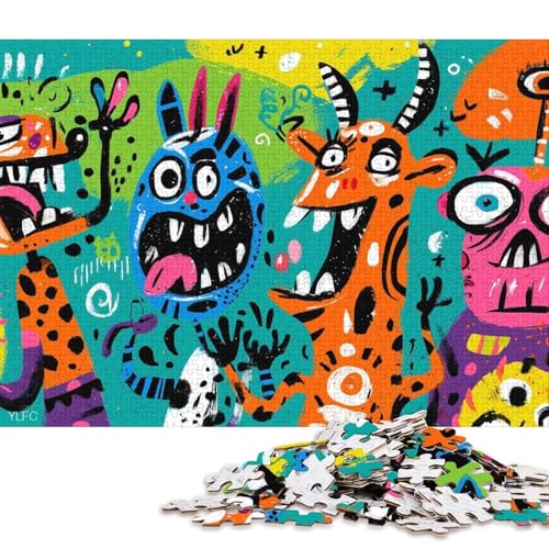 Unartige Charaktere Holzpuzzles Erwachsene 1000 Teile GeburtHirschsgeschenk Educational Game Wohnkultur Family Challenging Games Stress Relief 1000pcs (75x50cm) von SHUNXIFQ