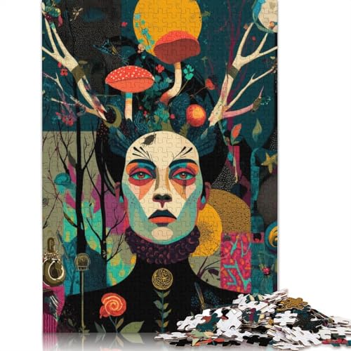 Vampir Holzpuzzles 300 Teile Erwachsene Geburtstagsgeschenk Wohnkultur Educational Game Family Challenging Games Stress Relief Toy 300pcs (40x28cm) von SHUNXIFQ