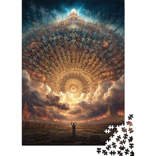 Virat Roop Holzpuzzles Für Erwachsene 1000 Teile Family Challenging Games Geburtstagsgeschenk Lernspiel Wohnkultur Stress Relief 1000pcs (75x50cm) von SHUNXIFQ