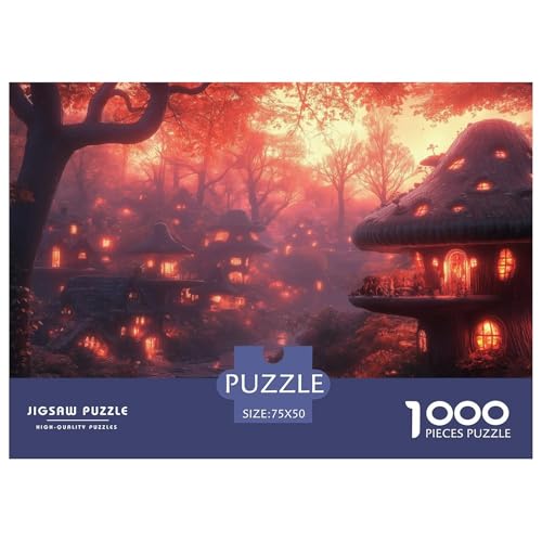 Waldsäucher Holzpuzzless Erwachsene 1000 Teile Family Challenging Games Wohnkultur Lernspiel Geburtstagsgeschenk Entspannung Und Intelligenz 1000pcs (75x50cm) von SHUNXIFQ