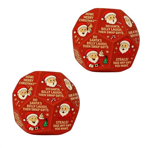 Lustiges Party-Spiel-Würfel, Weihnachtsgeschenk, Familienspiel, Weihnachtsstrumpffüller, Geschenk, Austausch-Würfelspiele für Männer, Frauen, Erwachsene, Jungen, Mädchen Lustiges Party-Spiel-Würfel, Weihnachtsgeschenk, Familienspiel, Weihnachtsstrumpffüller, Geschenk, Austausch-Würfelspiele für Männer, Frauen, Erwachsene, Jungen, Mädchen von SHUZHENG