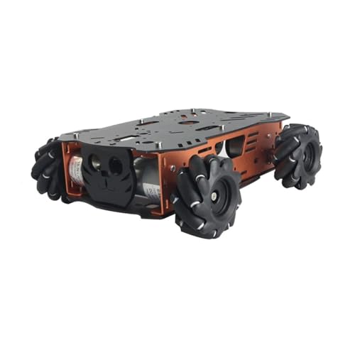 SHYISY mecanum räder 20 kg Last RC Tank Smart Mecanum Rad Roboter Auto for AR-duino Roboter DIY Kit mit 12 V Encoder Motor Griff Pro-jekt Starter Kit (Color : B car Encoder 1-90) von SHYISY