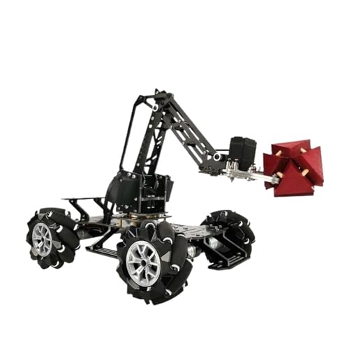 SHYISY mecanum räder 4WD Roboter Auto Encoder Motor Mecanum Chassis Kompatibel Ps2 Griff Roboter Arm for AR-duino Roboter Auto Programmierbare Roboter RC DIY Kit (Color : Robotic arm Set) von SHYISY