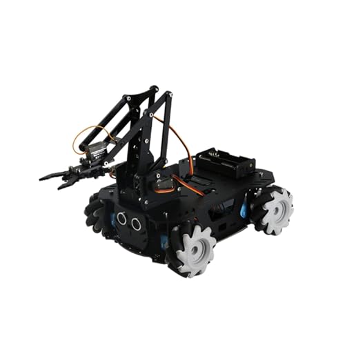 SHYISY mecanum räder 4WD-Roboterauto mit Roboterarm-Radwagen V2 RC-Panzer for AR-duino-Roboter DIY-Kit mit programmierbarem Roboterarm for Heimwerker, um Forschern bei ihren Studien zu helfen von SHYISY