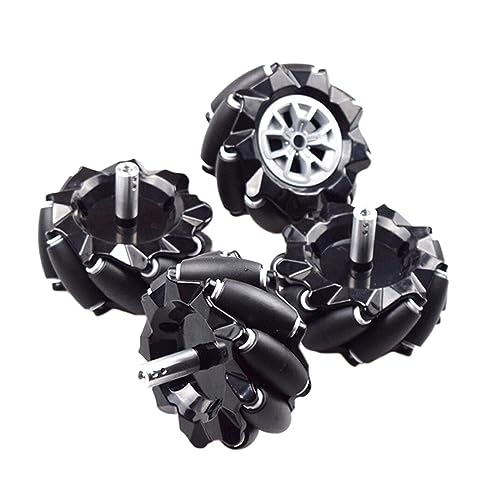 mecanum räder 60/80/96 mm hochhartes Kunststoff-Mecanum-Rad, omnidirektionales intelligentes Roboterauto mit 6 mm Naben for Raspberry Pi, DIY STEM-Lernroboter-Kit for die Roboterhandhabung mit großen mecanum räder 60/80/96 mm hochhartes Kunststoff-Mecanum-Rad, omnidirektionales intelligentes Roboterauto mit 6 mm Naben for Raspberry Pi, DIY STEM-Lernroboter-Kit for die Roboterhandhabung mit großen von SHYISY