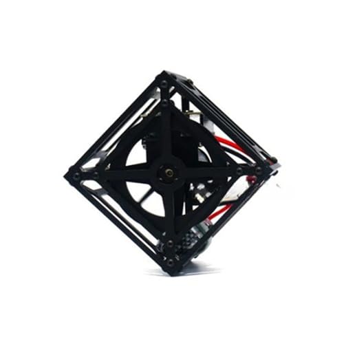mecanum räder Balanced Block Single-Point/Single-Sided Self-Balancing for Stm32 Balance Flywheel Open-Source-Lernroboter-Kit (Color : Black Single Side, Size : 1pc) von SHYISY