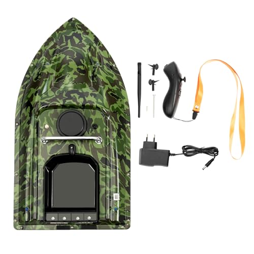 SHZICMY Futterboot RC Boot Finder 500m Köder Angelboot geladen mit 5200mA Batterie Fernbedienung Feste Geschwindigkeit Position Auto Cruise Fernbedienung Erwachsene Spielzeug SHZICMY Futterboot RC Boot Finder 500m Köder Angelboot geladen mit 5200mA Batterie Fernbedienung Feste Geschwindigkeit Position Auto Cruise Fernbedienung Erwachsene Spielzeug von SHZICMY