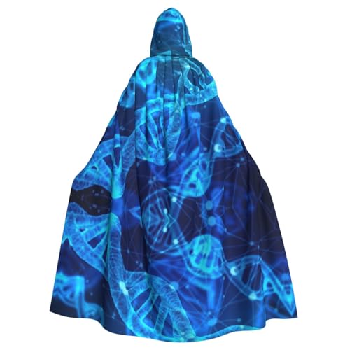 DNA-Ketten-Umhang mit Kapuze, für Erwachsene, stilvoller Umhang für Karneval, Motto-Partys, Cosplays, Kostüme, Partyzubehör DNA-Ketten-Umhang mit Kapuze, für Erwachsene, stilvoller Umhang für Karneval, Motto-Partys, Cosplays, Kostüme, Partyzubehör von SHuWeiD
