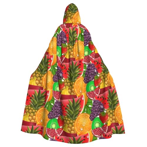 Fresh Fruits Ananas Kapuzenumhang für Erwachsene, stilvoller Umhang für Karneval, Motto-Partys, Cosplays, Kostüme, Partyzubehör Fresh Fruits Ananas Kapuzenumhang für Erwachsene, stilvoller Umhang für Karneval, Motto-Partys, Cosplays, Kostüme, Partyzubehör von SHuWeiD