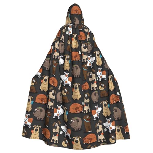Hunde-Corgi-Umhang mit Kapuze für Erwachsene, stilvoller Umhang für Karneval, Motto-Partys, Cosplays, Kostüm, Partyzubehör von SHuWeiD