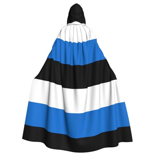 Kapuzenumhang mit Flagge Estlands, für Erwachsene, stilvoller Umhang für Karneval, Motto-Partys, Cosplays, Kostüme, Partyzubehör Kapuzenumhang mit Flagge Estlands, für Erwachsene, stilvoller Umhang für Karneval, Motto-Partys, Cosplays, Kostüme, Partyzubehör von SHuWeiD
