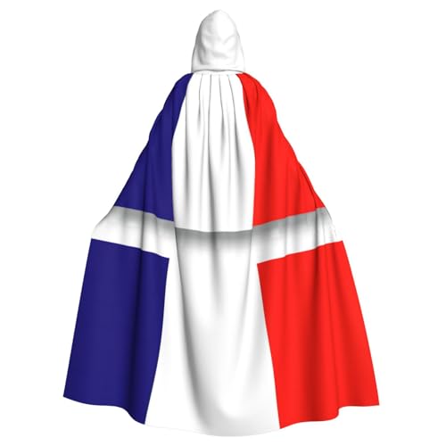 Kapuzenumhang mit französischer Flagge, für Erwachsene, stilvoller Umhang für Karneval, Mottopartys, Cosplays, Kostüme, Partyzubehör Kapuzenumhang mit französischer Flagge, für Erwachsene, stilvoller Umhang für Karneval, Mottopartys, Cosplays, Kostüme, Partyzubehör von SHuWeiD