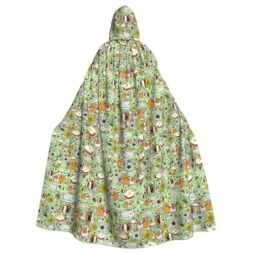 Meerschweinchen-Kapuzenumhang für Erwachsene, stilvoller Umhang für Karneval, Motto-Partys, Cosplays, Kostüme, Partyzubehör Meerschweinchen-Kapuzenumhang für Erwachsene, stilvoller Umhang für Karneval, Motto-Partys, Cosplays, Kostüme, Partyzubehör von SHuWeiD