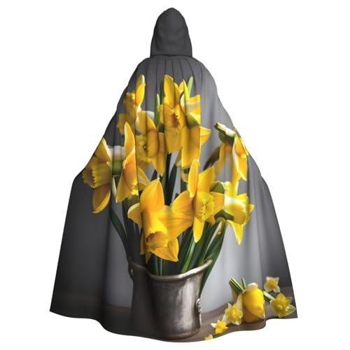 Narzissenstrauß mit Kapuze, Umhang für Erwachsene, stilvoller Umhang für Karneval, Mottopartys, Cosplays, Kostüme, Partyzubehör Narzissenstrauß mit Kapuze, Umhang für Erwachsene, stilvoller Umhang für Karneval, Mottopartys, Cosplays, Kostüme, Partyzubehör von SHuWeiD