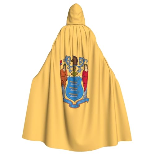 New Jersey Kapuzenumhang für Erwachsene, stilvoller Umhang für Karneval, Motto-Partys, Cosplays, Kostüme, Partyzubehör New Jersey Kapuzenumhang für Erwachsene, stilvoller Umhang für Karneval, Motto-Partys, Cosplays, Kostüme, Partyzubehör von SHuWeiD