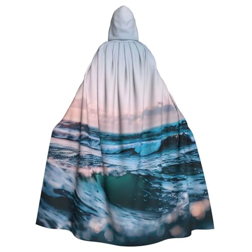 Ocean Waves Kapuzenumhang für Erwachsene, stilvoller Umhang für Karneval, Motto-Partys, Cosplays, Kostüme, Partyzubehör Ocean Waves Kapuzenumhang für Erwachsene, stilvoller Umhang für Karneval, Motto-Partys, Cosplays, Kostüme, Partyzubehör von SHuWeiD