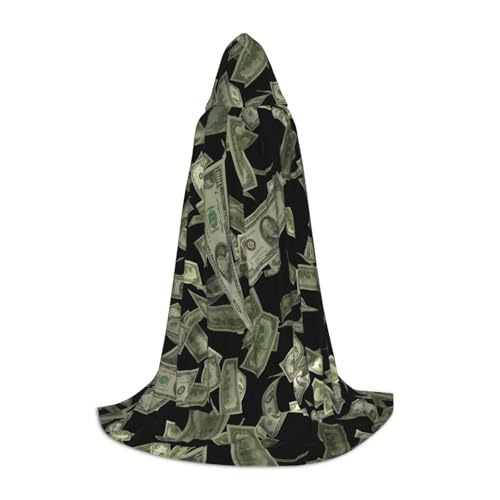 SHuWeiD Dollar Sign Money Print Eleganter Kapuzenumhang mit bezauberndem Flair für Frauen, Cosplay und Themenpartys SHuWeiD Dollar Sign Money Print Eleganter Kapuzenumhang mit bezauberndem Flair für Frauen, Cosplay und Themenpartys von SHuWeiD