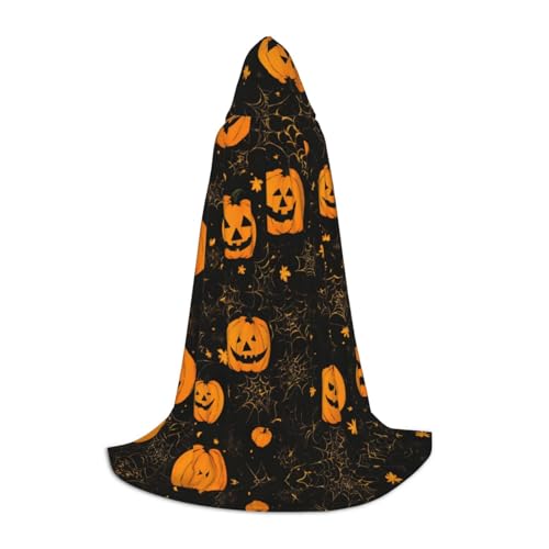 SHuWeiD Halloween-Kürbis-Druck, eleganter Kapuzenumhang mit bezauberndem Flair für Frauen, Cosplay und Themenpartys SHuWeiD Halloween-Kürbis-Druck, eleganter Kapuzenumhang mit bezauberndem Flair für Frauen, Cosplay und Themenpartys von SHuWeiD