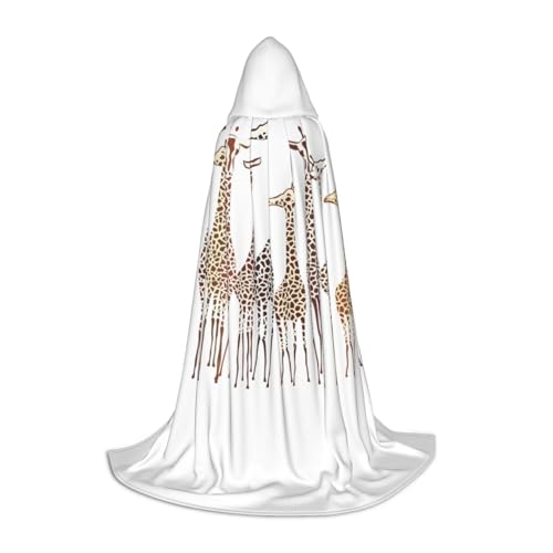 SHuWeiD Niedlicher Cartoon-Giraffen-Druck, eleganter Kapuzenumhang mit bezauberndem Flair für Frauen, Cosplay und Mottopartys SHuWeiD Niedlicher Cartoon-Giraffen-Druck, eleganter Kapuzenumhang mit bezauberndem Flair für Frauen, Cosplay und Mottopartys von SHuWeiD