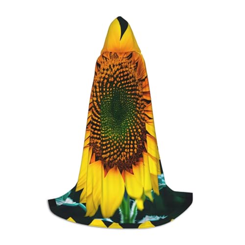 SHuWeiD Sonnenblumenmuster-Druck, eleganter Kapuzenumhang mit bezauberndem Flair für Frauen, Cosplay und Themenpartys SHuWeiD Sonnenblumenmuster-Druck, eleganter Kapuzenumhang mit bezauberndem Flair für Frauen, Cosplay und Themenpartys von SHuWeiD