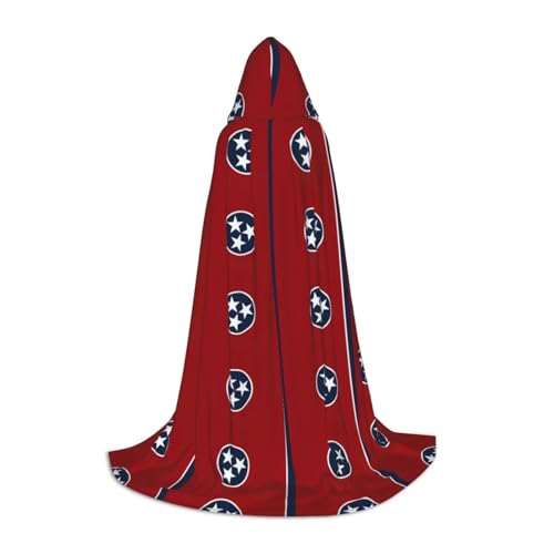SHuWeiD Tennessee State Flag Print Eleganter Kapuzenumhang mit bezauberndem Flair für Frauen, Cosplay und Themenpartys SHuWeiD Tennessee State Flag Print Eleganter Kapuzenumhang mit bezauberndem Flair für Frauen, Cosplay und Themenpartys von SHuWeiD