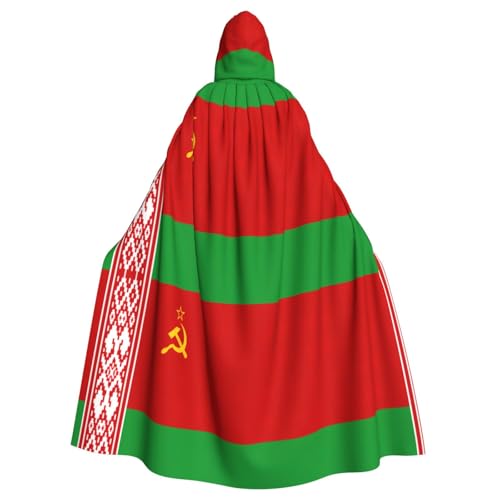 Umhang mit Kapuze und Flagge von Belarus, für Erwachsene, stilvoller Umhang für Karneval, Mottopartys, Cosplays, Kostüme, Partyzubehör Umhang mit Kapuze und Flagge von Belarus, für Erwachsene, stilvoller Umhang für Karneval, Mottopartys, Cosplays, Kostüme, Partyzubehör von SHuWeiD