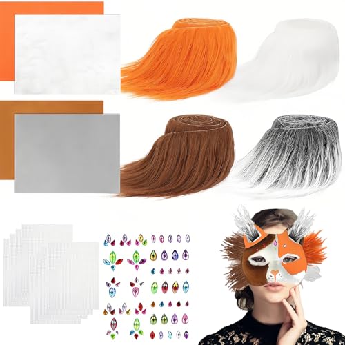 SI SEN 10 Stück Bemalbare Katzenmaske, Tiermaske,Tier-Katzenmasken-DIY-Kit, Geeignet für Cosplay, Maskerade, Karneval SI SEN 10 Stück Bemalbare Katzenmaske, Tiermaske,Tier-Katzenmasken-DIY-Kit, Geeignet für Cosplay, Maskerade, Karneval von SI SEN