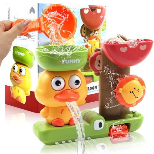 SI SEN Wasserspielzeug Kinder Badewanne, Bath Toys für Jungen und Mädchen(18 Monate bis 6 Jahre) - Badewannen Spielzeug, Gifts für Geburtstagen, Kindertag, Erntedankfest und Anderen Feiertagen von SI SEN