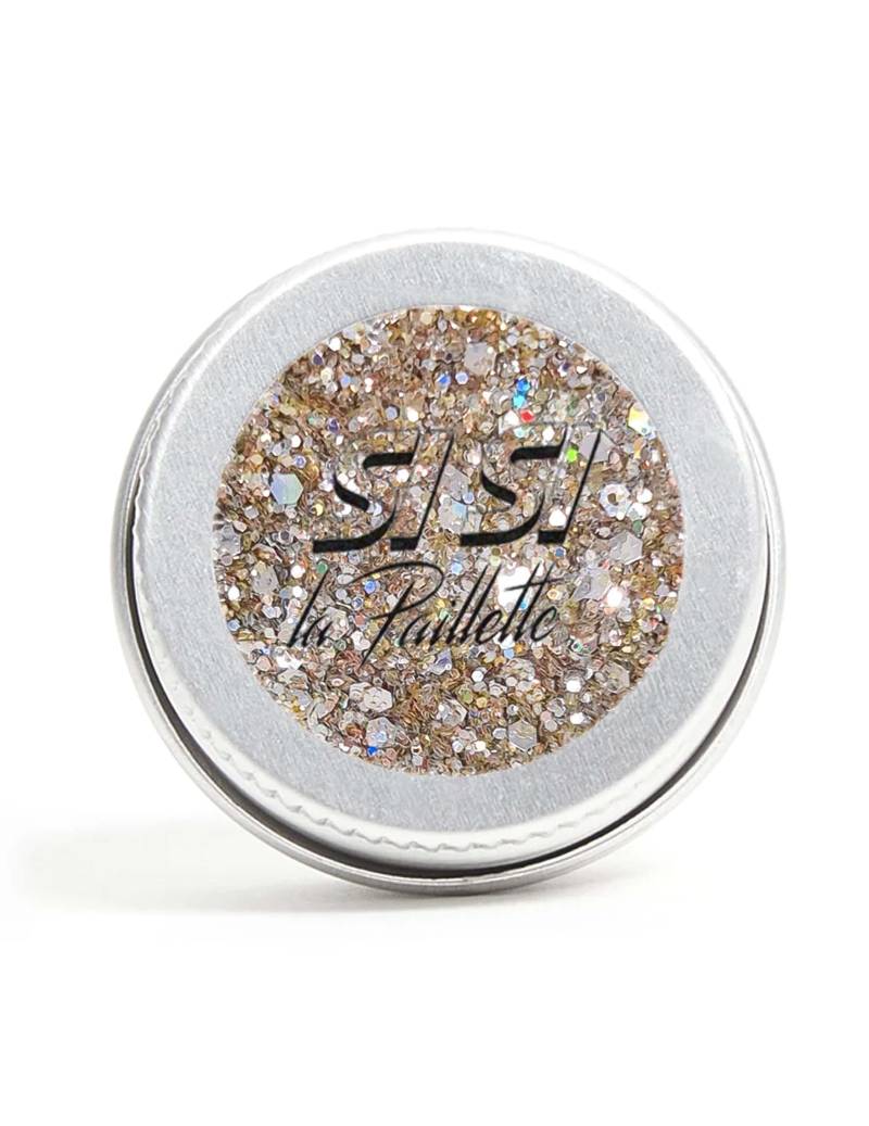 Metallic Glitzer Silber von SI SI LA PAILLETTE