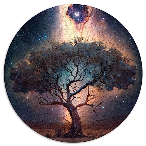 SIBREA 1000 Teile Puzzle für Erwachsene und Kinder ab 12 Jahren, Cosmic Tree of Life, Rund, Karton, Jigsaw, Fortgeschritten, 48 x 68 cm, Tabletop, Natur, 1000 Teile, Puzzle, 1 Set, 1 Stück, 1000 Teile SIBREA 1000 Teile Puzzle für Erwachsene und Kinder ab 12 Jahren, Cosmic Tree of Life, Rund, Karton, Jigsaw, Fortgeschritten, 48 x 68 cm, Tabletop, Natur, 1000 Teile, Puzzle, 1 Set, 1 Stück, 1000 Teile von SIBREA