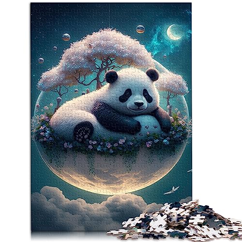 Erwachsene und Kinder Puzzle Majestic Panda Bear 1000 Teile Puzzle Teenager Kinder Papppuzzles Weihnachtspuzzle Geschenke Größe: 26 x 38 cm von SIBREA