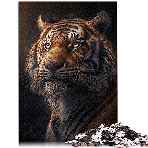 Geschenke für Erwachsene: Da Vinci Tiger, 1000-teiliges Puzzle für Erwachsene, für Erwachsene und Kinder ab 12 Jahren, Papppuzzle, Lernspiel, Herausforderungsspielzeug, Größe: 26 x 38 cm Geschenke für Erwachsene: Da Vinci Tiger, 1000-teiliges Puzzle für Erwachsene, für Erwachsene und Kinder ab 12 Jahren, Papppuzzle, Lernspiel, Herausforderungsspielzeug, Größe: 26 x 38 cm von SIBREA