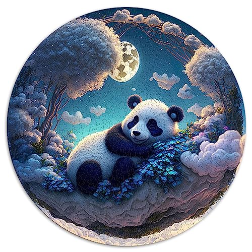 Kreisförmiges 1000-teiliges Puzzle für Erwachsene und Kinder. Das runde Puzzle „Der mystische Panda“ ist für Erwachsene und Jugendliche geeignet. Papppuzzles. Lernspielzeug zum Stressabbau. Puzzle Kreisförmiges 1000-teiliges Puzzle für Erwachsene und Kinder. Das runde Puzzle „Der mystische Panda“ ist für Erwachsene und Jugendliche geeignet. Papppuzzles. Lernspielzeug zum Stressabbau. Puzzle von SIBREA