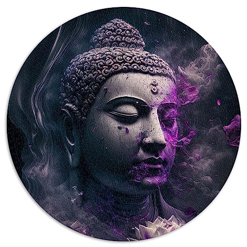 Lustige Puzzles für Erwachsene, 1000 Teile, rundes Buddha-Puzzle für Erwachsene und Kinder, Papppuzzles, Denksportaufgaben für Erwachsene, Größe: 67,5 x 67,5 Lustige Puzzles für Erwachsene, 1000 Teile, rundes Buddha-Puzzle für Erwachsene und Kinder, Papppuzzles, Denksportaufgaben für Erwachsene, Größe: 67,5 x 67,5 von SIBREA