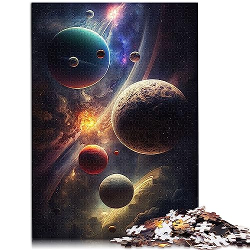 Puzzle „Jenseits der Milchstraße“, 1000-teilige Holzpuzzles, geeignet für Erwachsene und Kinder über 12 Jahre, Spielzeug-Wanddekoration, Größe: 50x75 cm Puzzle „Jenseits der Milchstraße“, 1000-teilige Holzpuzzles, geeignet für Erwachsene und Kinder über 12 Jahre, Spielzeug-Wanddekoration, Größe: 50x75 cm von SIBREA
