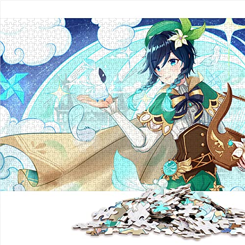 Puzzle 1000 Teile Puzzle Genshin Impact Barbatos Holzpuzzles für Erwachsene und Kinder ab 12 Jahren Denksportaufgaben für Erwachsene Größe: 50 x 75 cm Puzzle 1000 Teile Puzzle Genshin Impact Barbatos Holzpuzzles für Erwachsene und Kinder ab 12 Jahren Denksportaufgaben für Erwachsene Größe: 50 x 75 cm von SIBREA