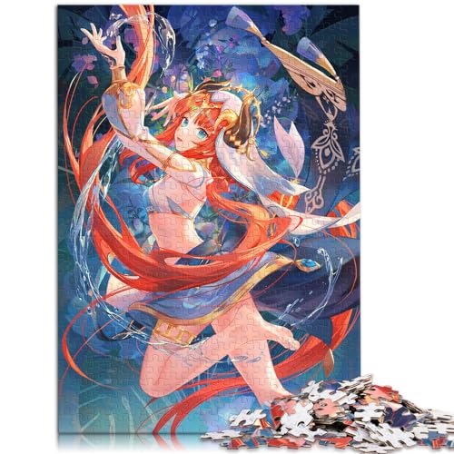 Puzzle 1000 Teile Puzzle Genshin Impact Nilou Holzpuzzle für Erwachsene Kinder Tolles Geschenk für Erwachsene Größe: 50 x 75 cm Puzzle 1000 Teile Puzzle Genshin Impact Nilou Holzpuzzle für Erwachsene Kinder Tolles Geschenk für Erwachsene Größe: 50 x 75 cm von SIBREA