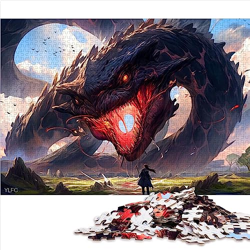 Puzzle-Geschenke für Erwachsene, Drachen-Anime-Puzzles für Erwachsene, 1000 Holzpuzzles für Jugendliche und Erwachsene, tolles Geschenk für Erwachsene, Größe: 50x75 cm Puzzle-Geschenke für Erwachsene, Drachen-Anime-Puzzles für Erwachsene, 1000 Holzpuzzles für Jugendliche und Erwachsene, tolles Geschenk für Erwachsene, Größe: 50x75 cm von SIBREA